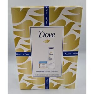 Dove Nourishing Shower Collection Body Wash and Exfoliating Body Polish